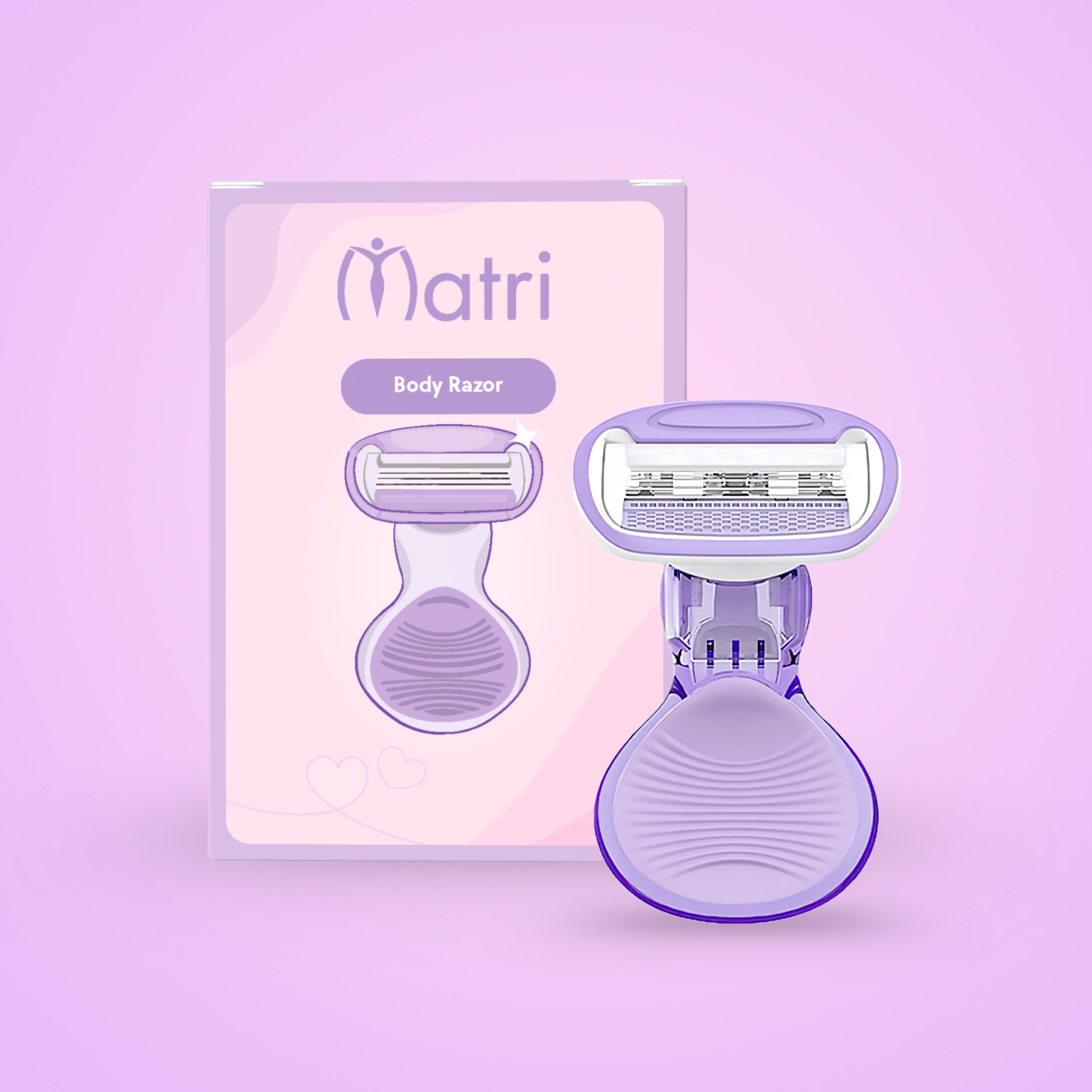Matri Women’s Body Razor, Smooth, Gentle & Glide-Friendly Hair Removal Matri