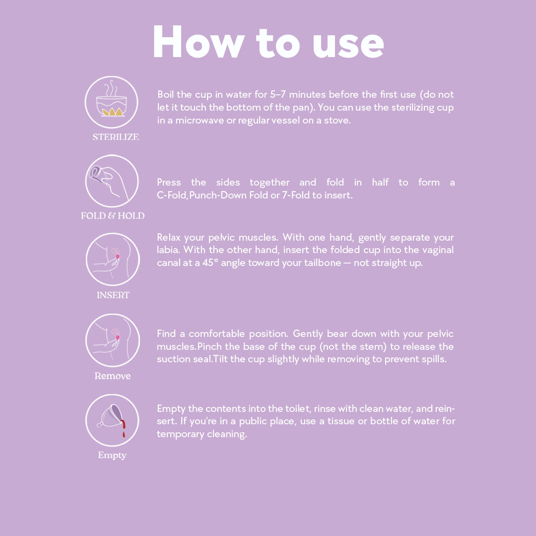 Matri Reusable Menstrual Cup, Leak-Free Comfort, All-Day Protection Matri